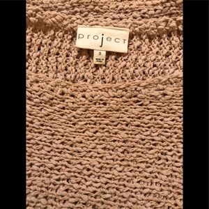 Beautiful Cotton/Polyester Blend Woven Sweater.